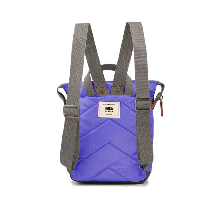 BANTRY B RECYCLED NYLON SMALL SIMPLE PURPLE BACKPACK