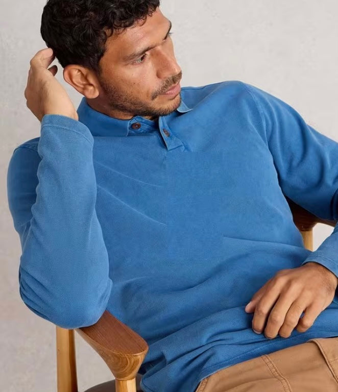 LS UTILITY POLO MID BLUE