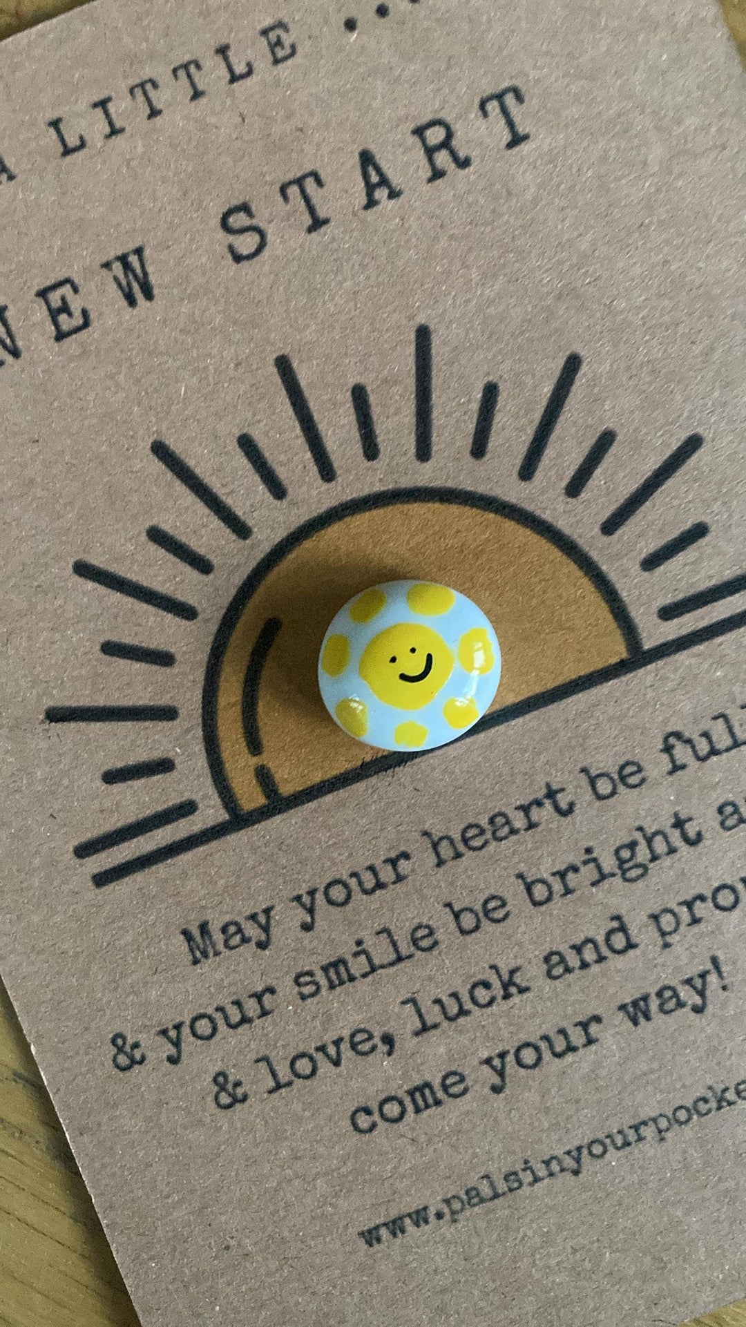 New Beginning Pebble & Card Set For Life Milestones