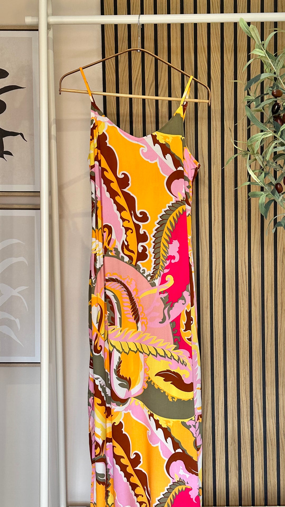 MMJOELLA SLIP DRESS YARROW