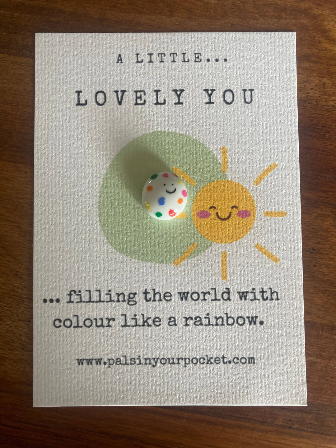 Lovely you, kindness, sad, upset,  anxious pocket buddy