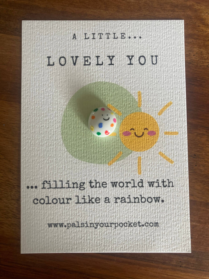 Lovely you, kindness, sad, upset,  anxious pocket buddy