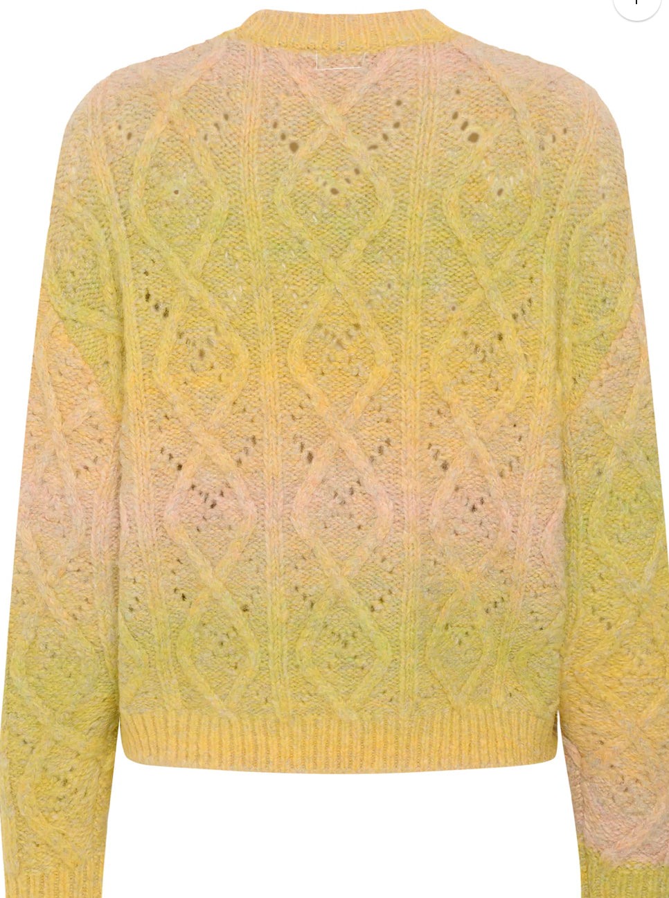MORGAN SZ PULLOVER MISTED YELLOW MELANGE