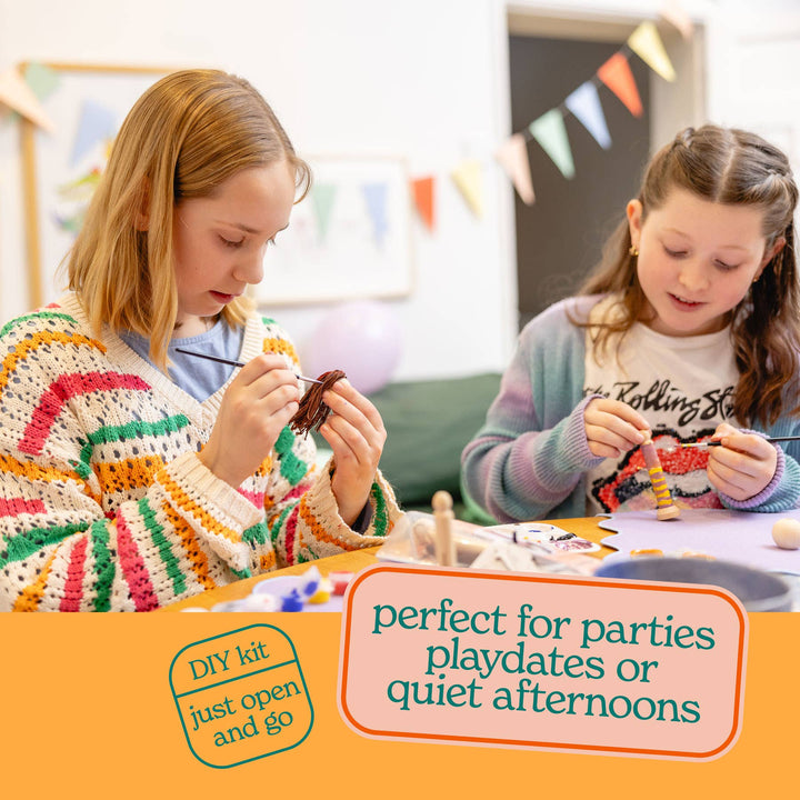 Create Your Own Mermaid Wooden Peg Doll Kit