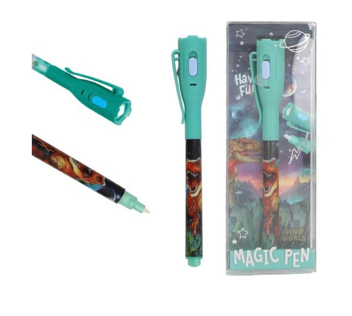 DINO WORLD SECRET PEN WITH LED LIGHT