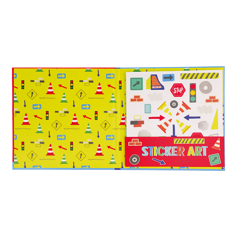 Construction Sticker Art