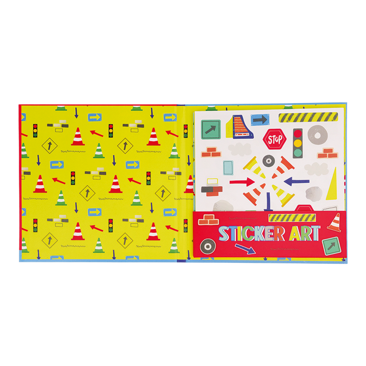 Construction Sticker Art