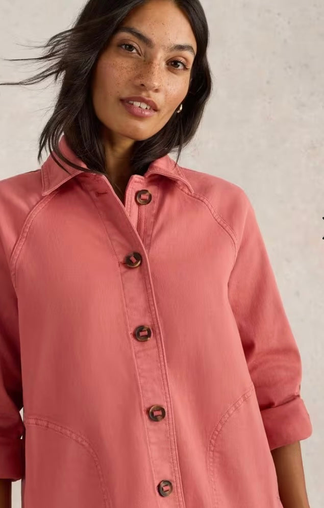 EDEN DENIM JACKET MID RED