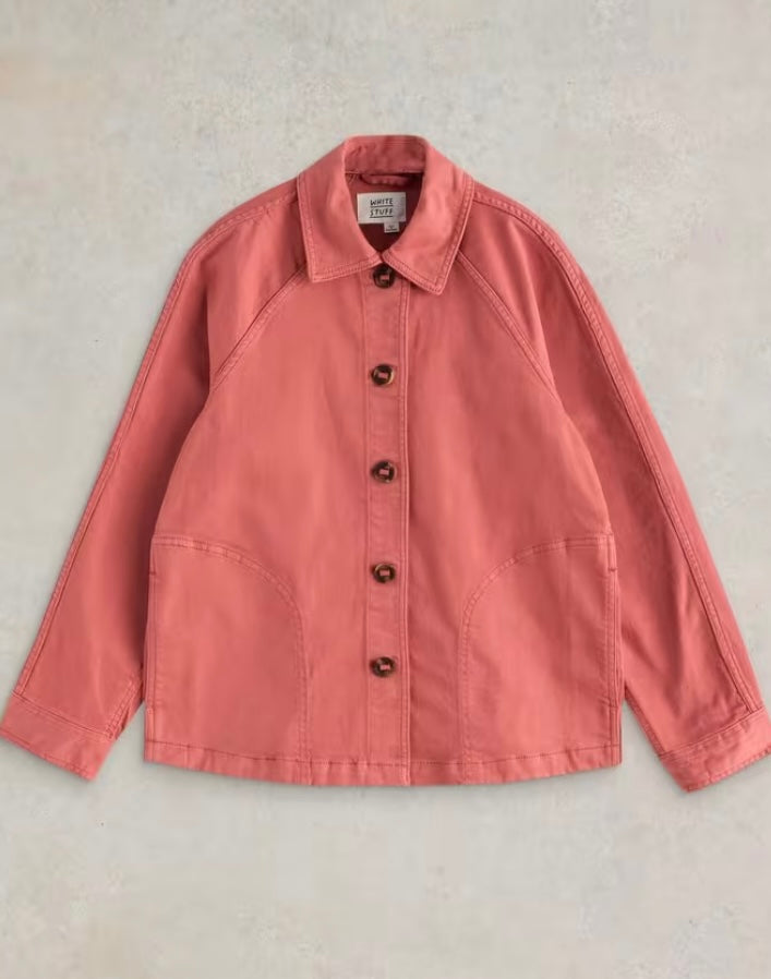 EDEN DENIM JACKET MID RED