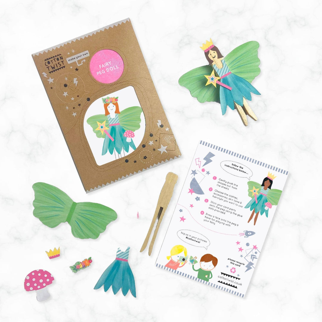 Make Your Own Fairy Peg Doll
