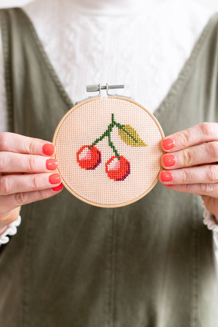 Cherry Cross Stitch Kit