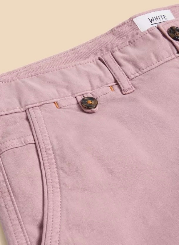 DUSTY PINK SUTTON ORGANIC CHINO SHORT