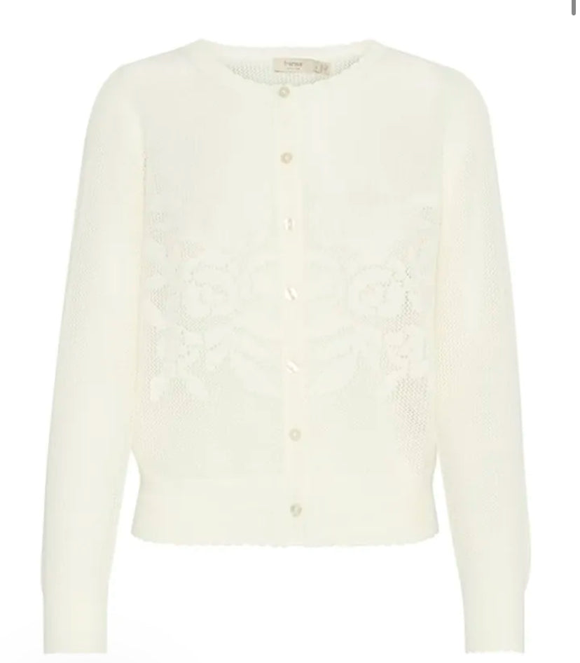 HEDDA CARDIGAN WHISPER WHITE
