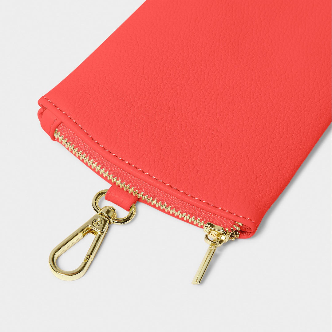 CLIP ON SUNGLASSES CASE SUNSET CORAL