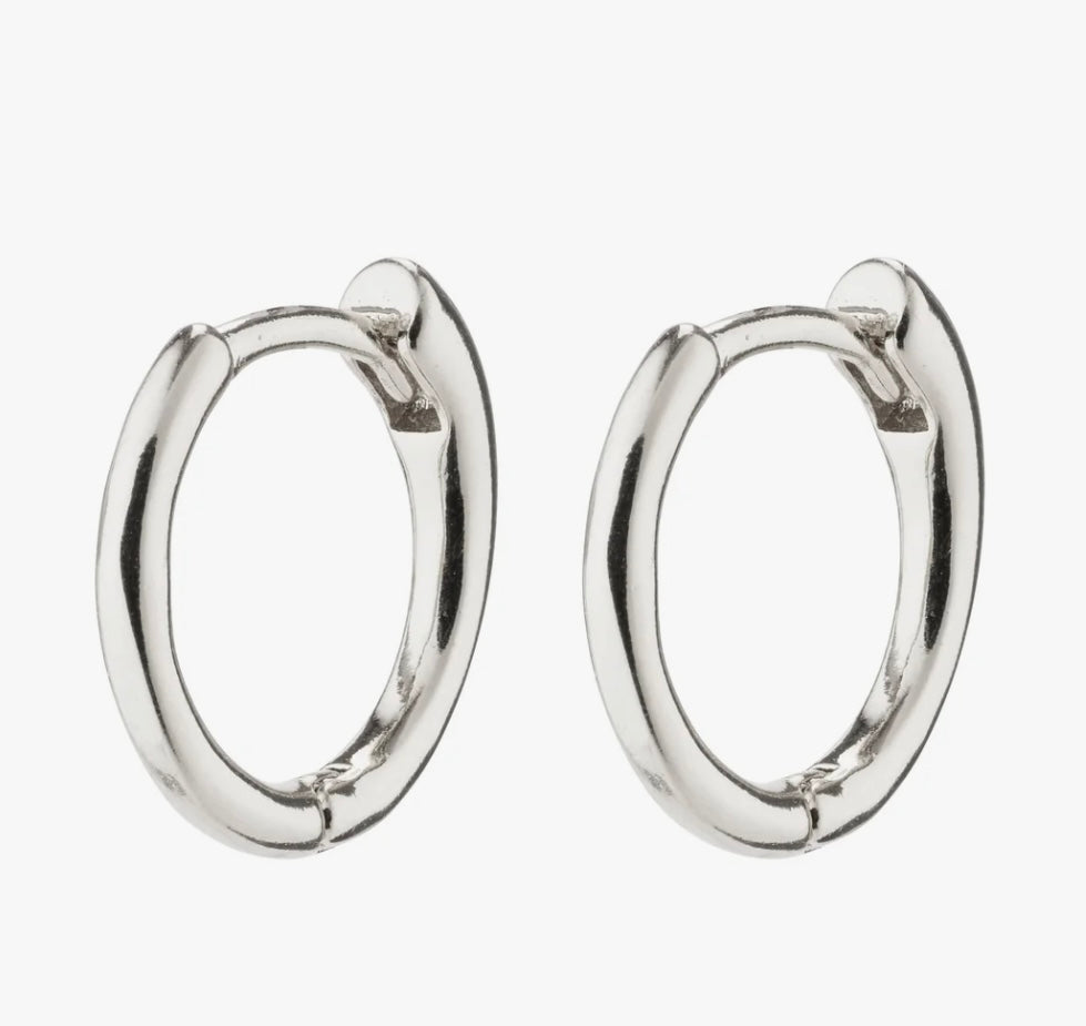 EANNA SMALL HOOPS SILVER PLATED