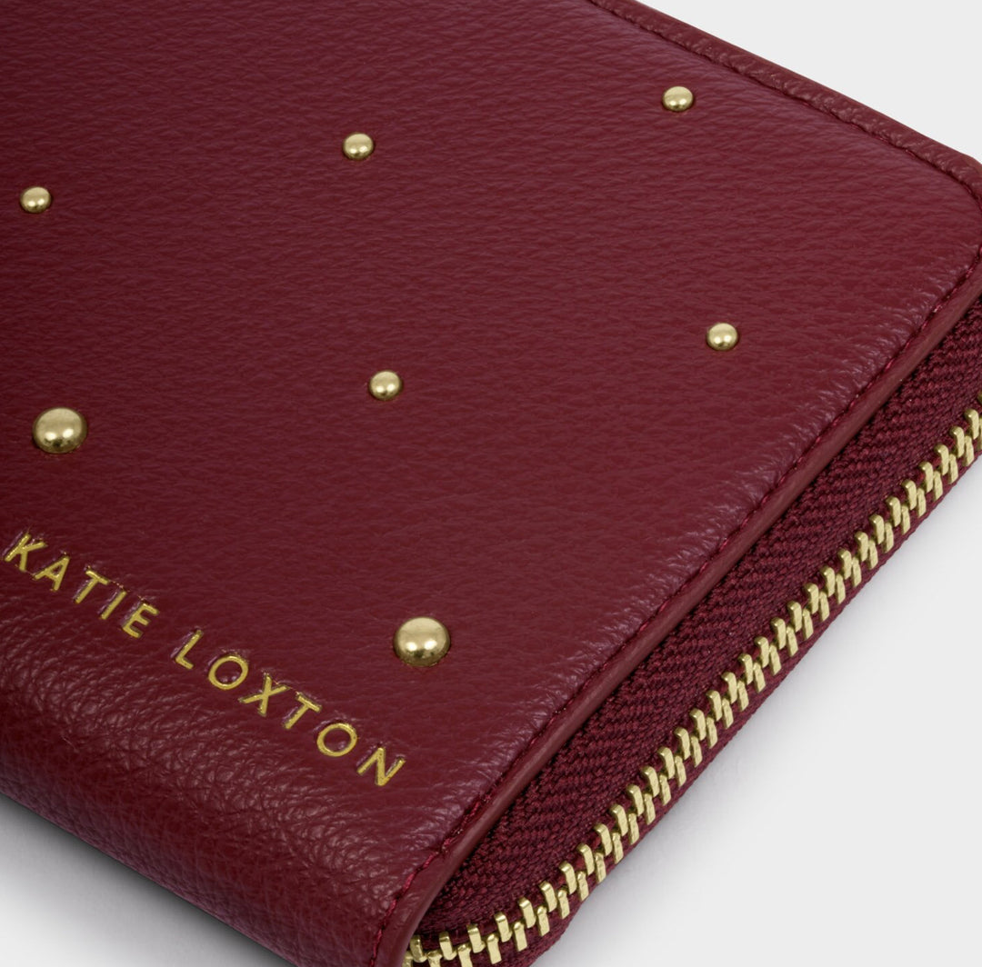 MEELA STUDDED PURSE| CHERRY