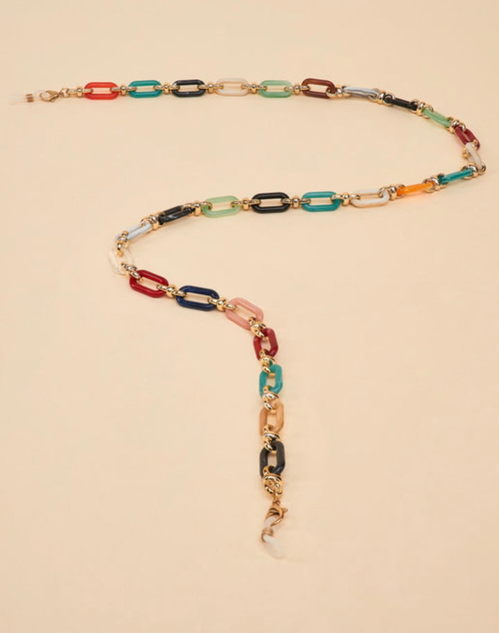 RAINBOW LOOP GLASSES CHAIN