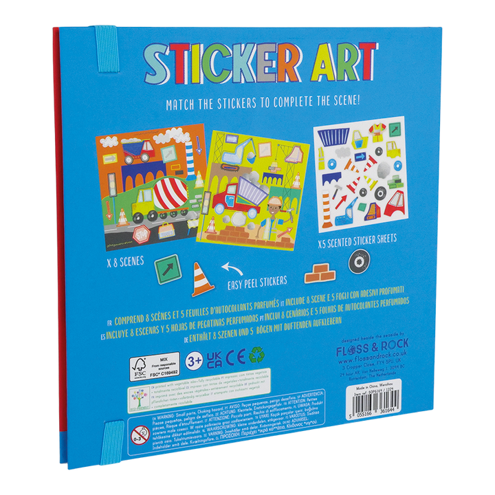 Construction Sticker Art