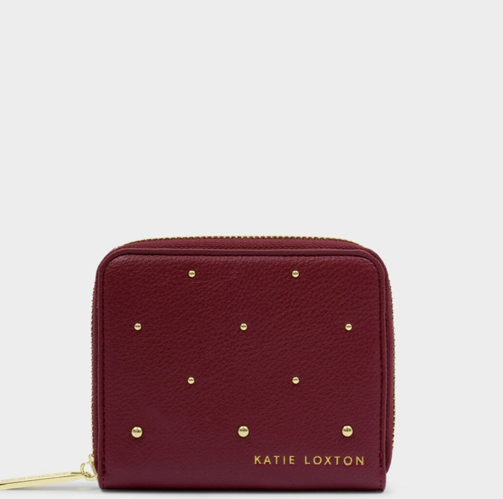 MEELA STUDDED PURSE| CHERRY