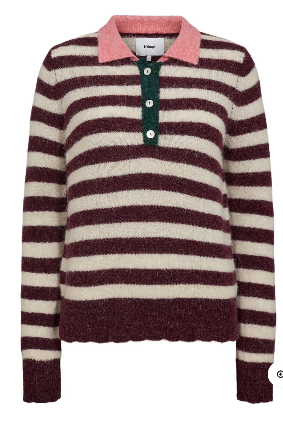 CIARA RIETTE STRIPE PULLOVER WINETASTING