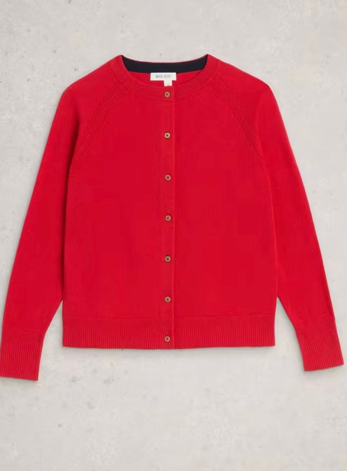 LULU CARDI MID RED