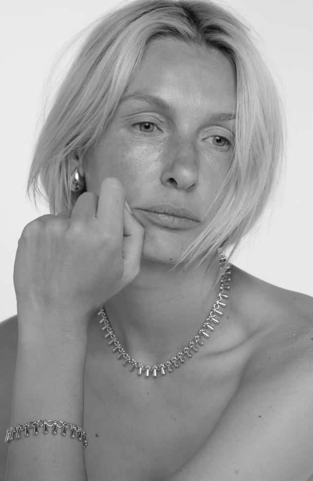 DEWDROP NECKLACE SILVER