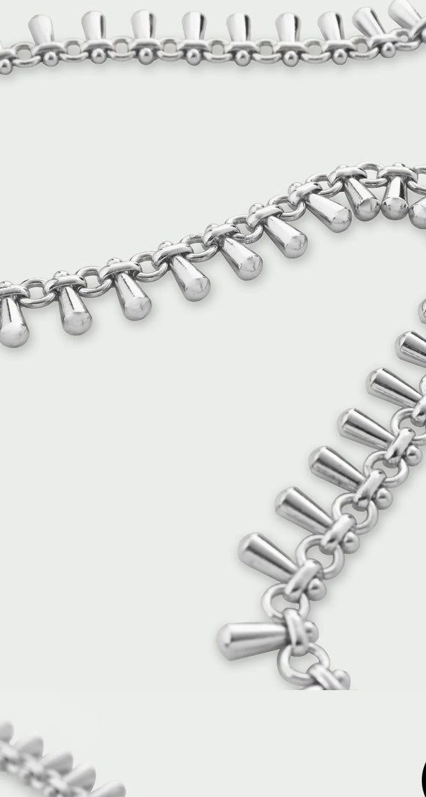 DEWDROP NECKLACE SILVER