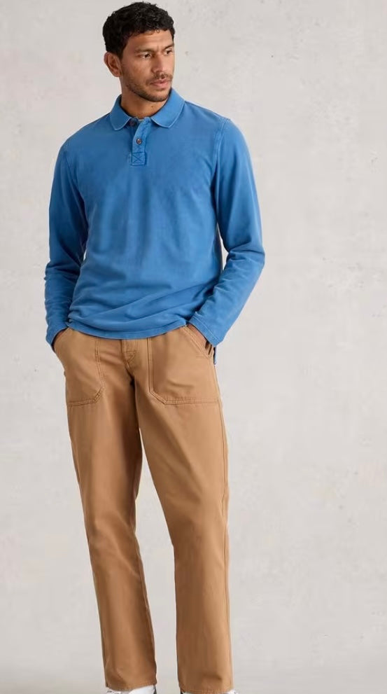 LS UTILITY POLO MID BLUE