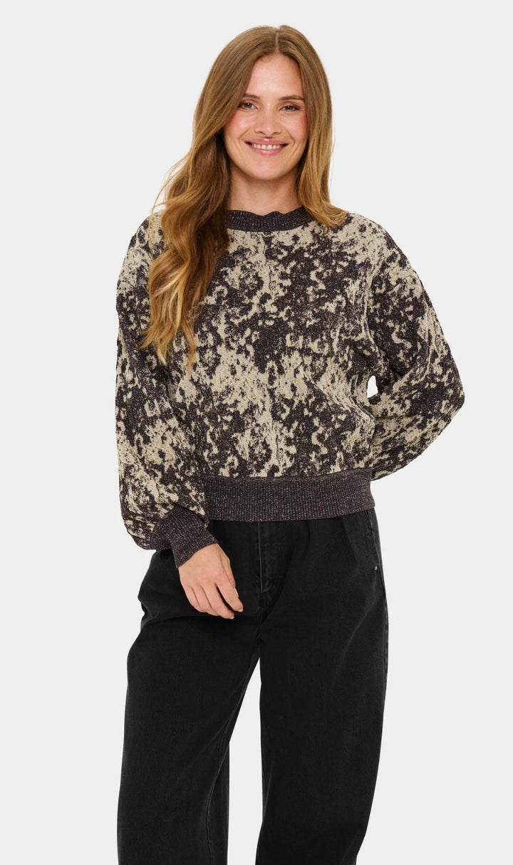NAHLA SZ PULLOVER GUNMETAL MELEN