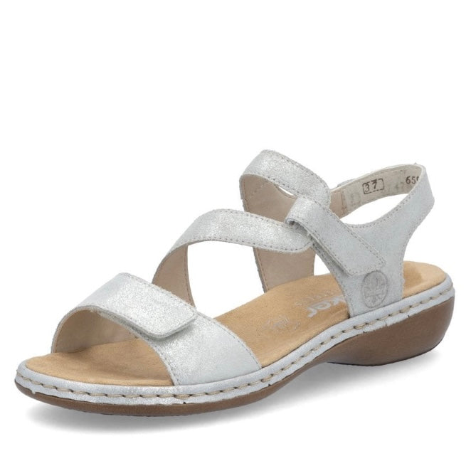 659C7-93 LADIES' SANDALS SILVER/PLATINUM SEITL. ANFLECHTER