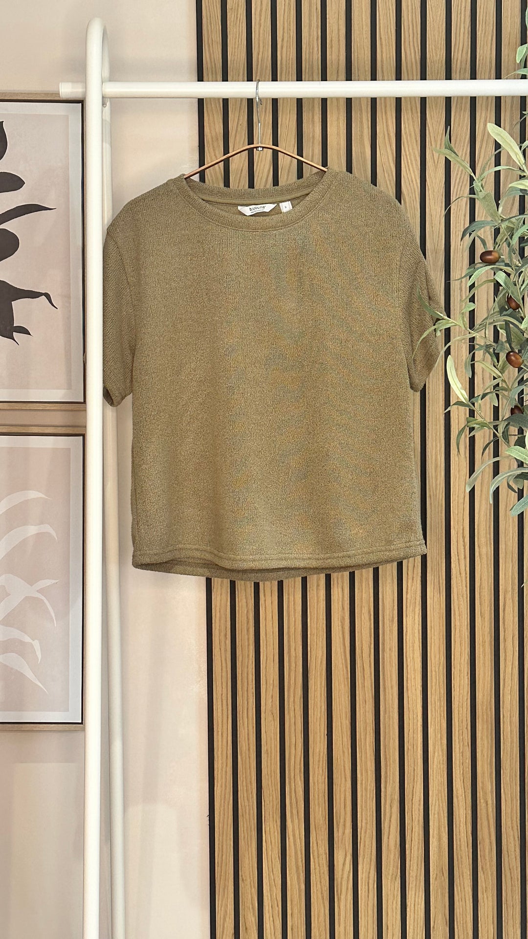 ALOE SIF SHORT SLEEVE KNITTED T-SHIRT