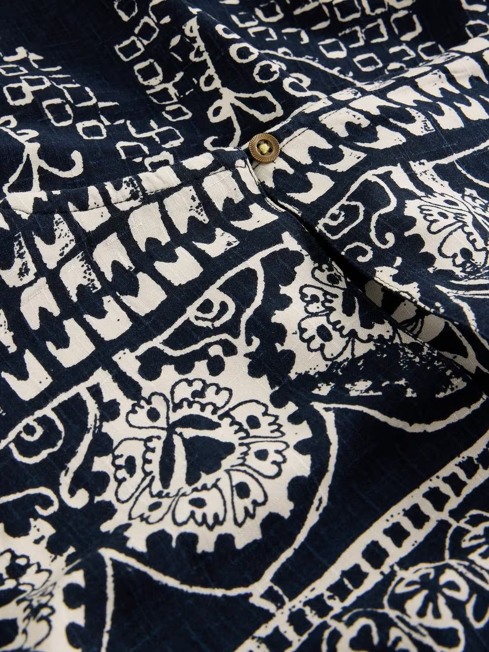 LUCY MIDI DRESS NAVY PRINT