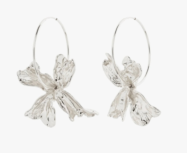 DREAMS HOOP EARRINGS SILVER PLATED