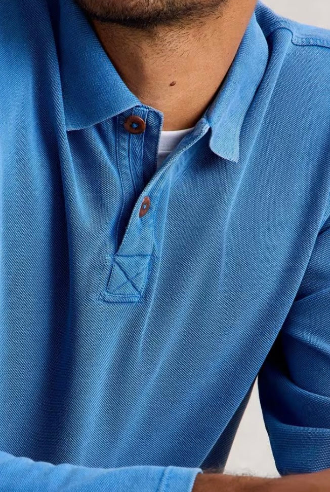 LS UTILITY POLO MID BLUE