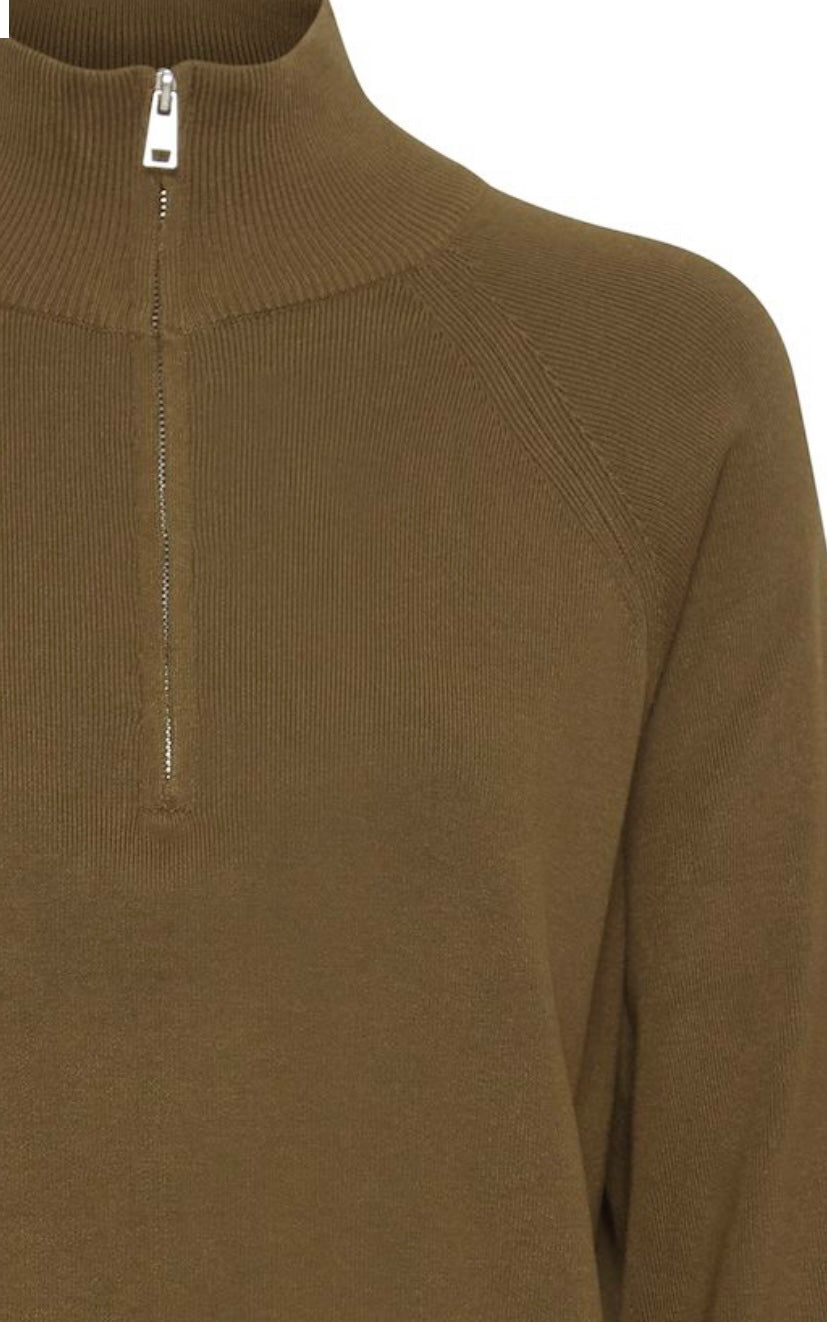 MMORLA HALFZIP JUMPER MILITARY OLIVE