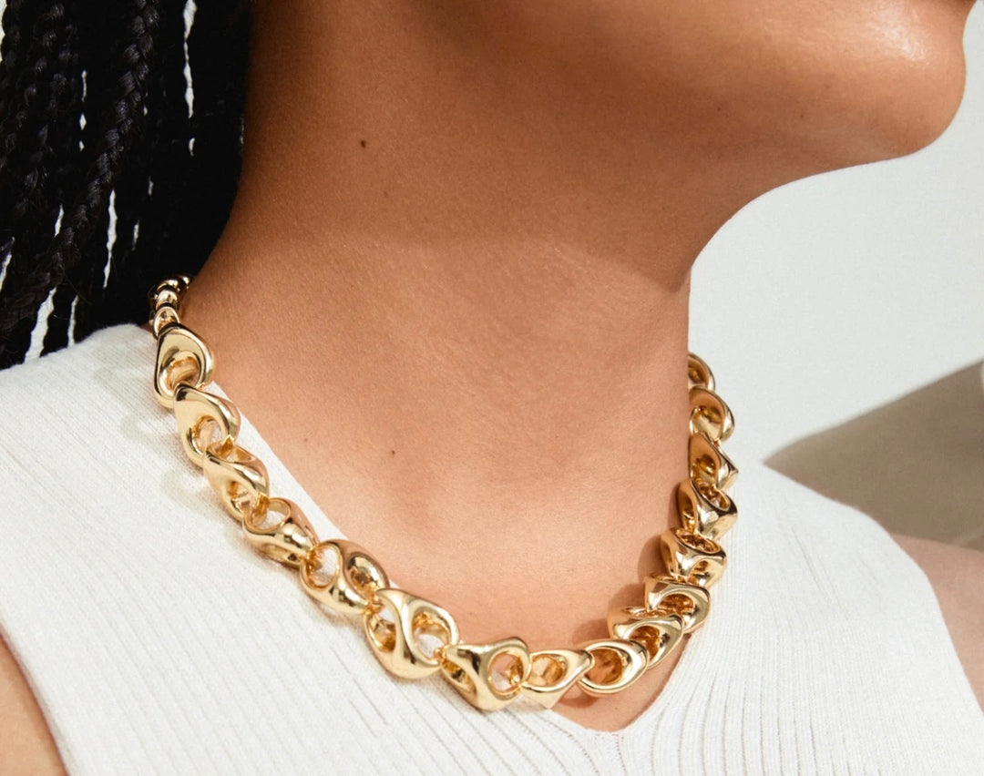 DUNE NECKLACE GOLD PLATED