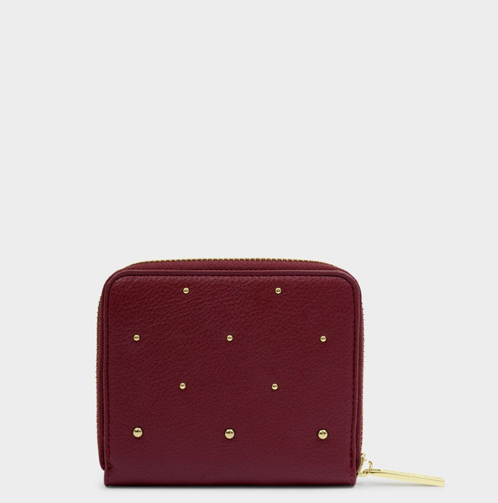 MEELA STUDDED PURSE| CHERRY