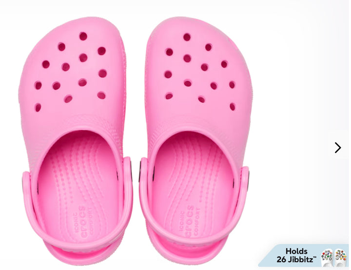 CLASSIC CLOG KIDS PINK ROSE TAFFY