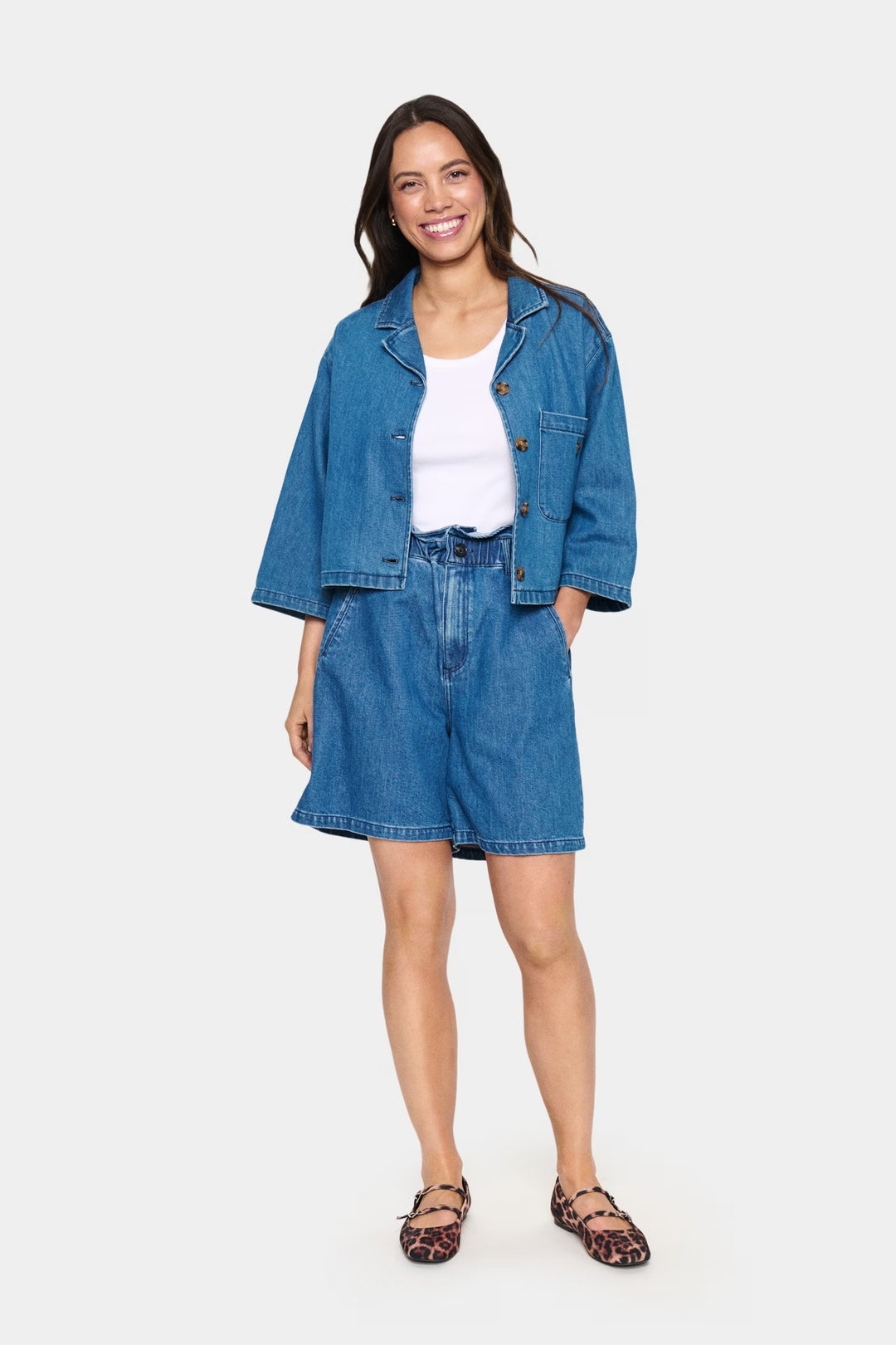 MEDIUM DENIM BLUE KAYO SHORTS