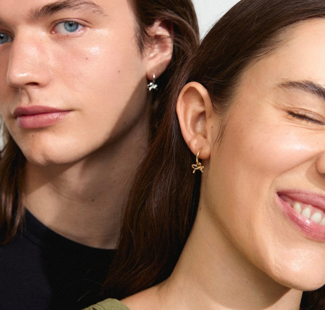 LYSANDRA HOOP EARRINGS GOLD PLATED