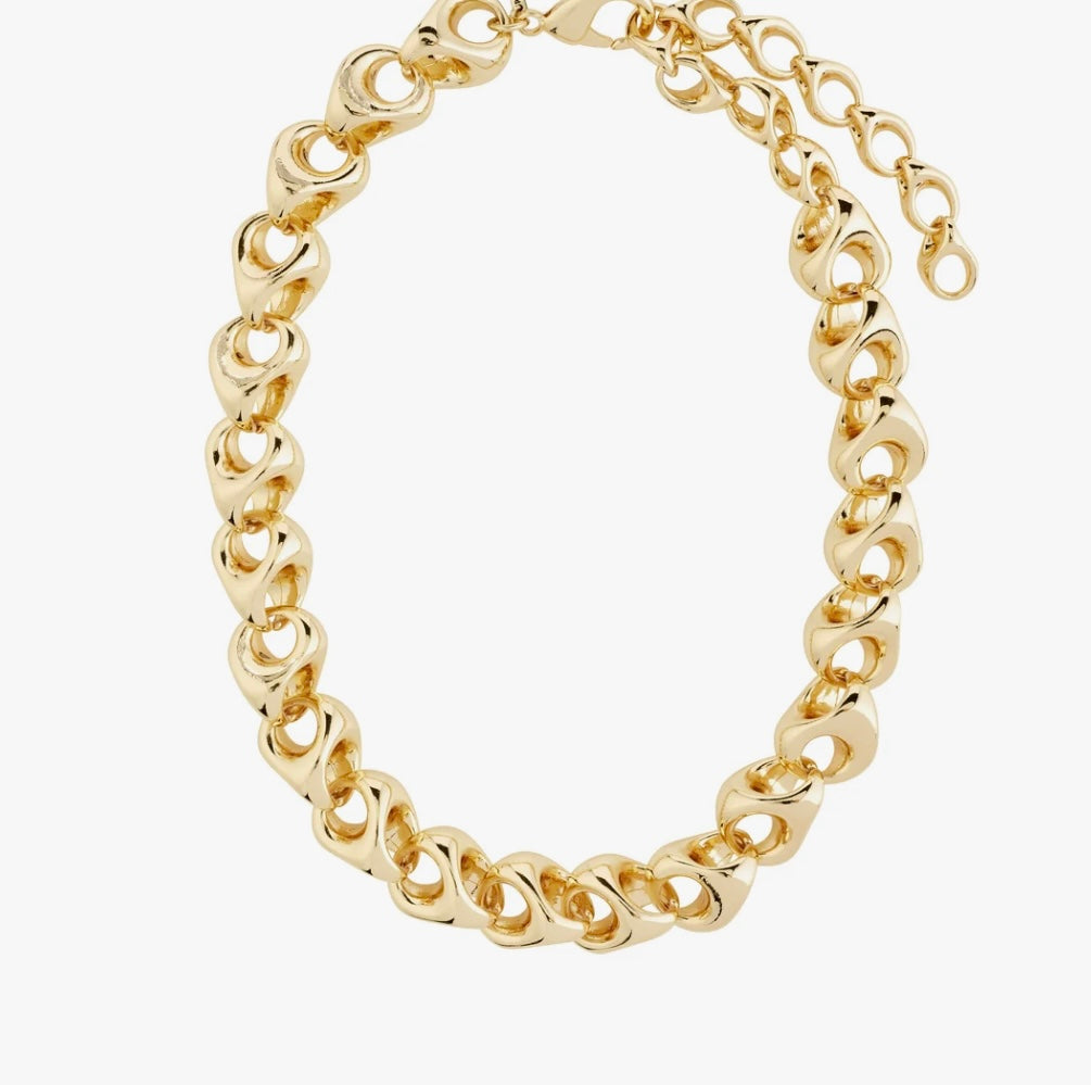 DUNE NECKLACE GOLD PLATED