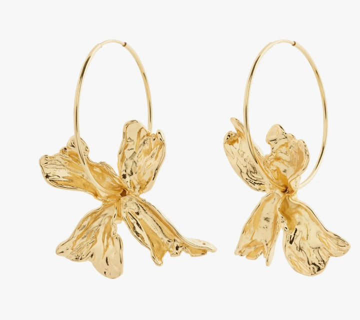 DREAMS HOOP EARRINGS GOKD PLATED