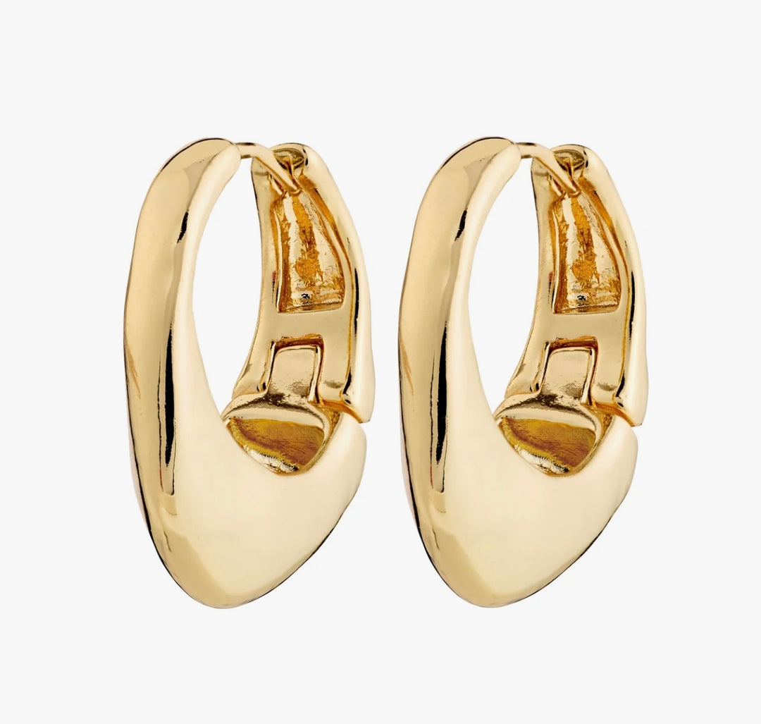 DUNE GOLD PLATED EARRINGS
