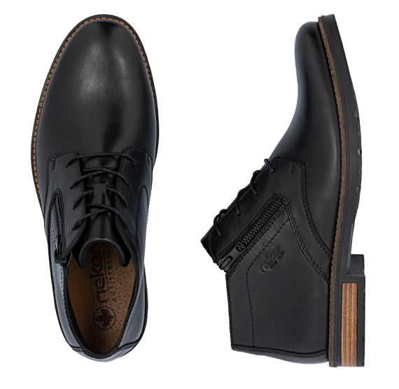 MENS BLACK ZIP DETAIL BOOT