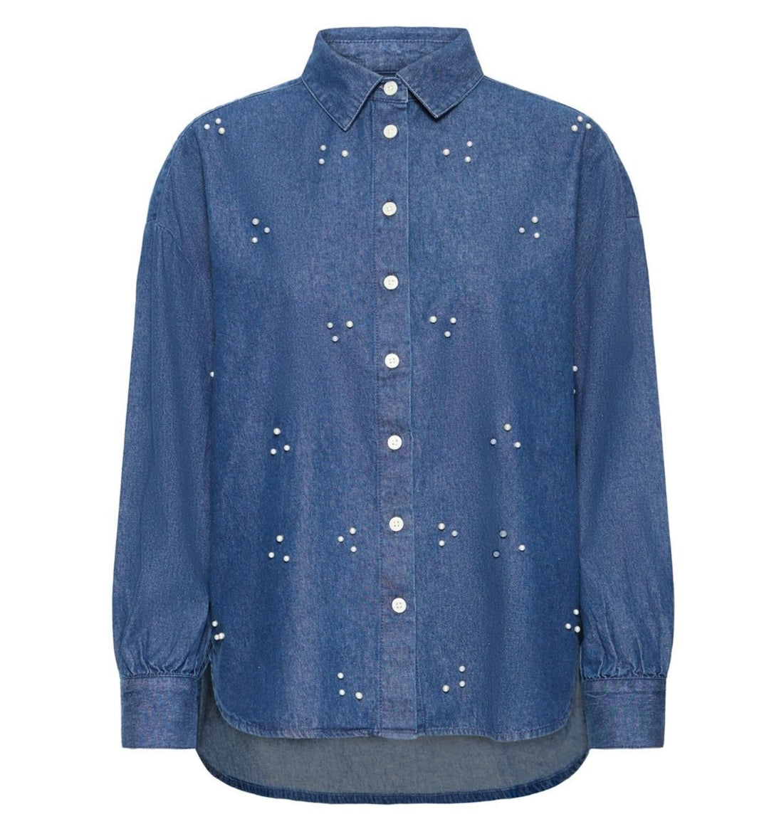 MID BLUE DENIM CALANTHA SHIRT