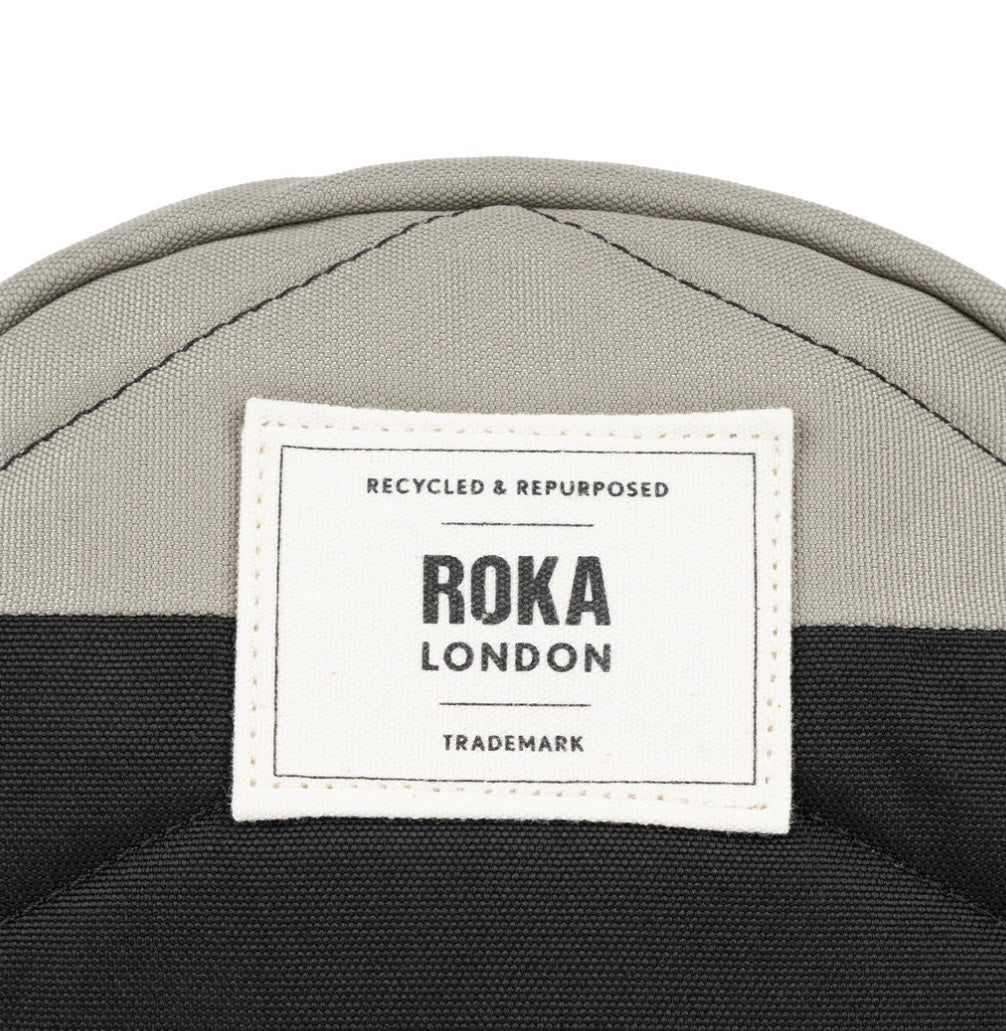 CREATIVE WASTE ASH CORIANDER PADDINGTON B RECYCLED CANVAS BAG