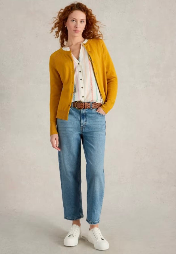 MID YELLOW LULU CARDIGAN