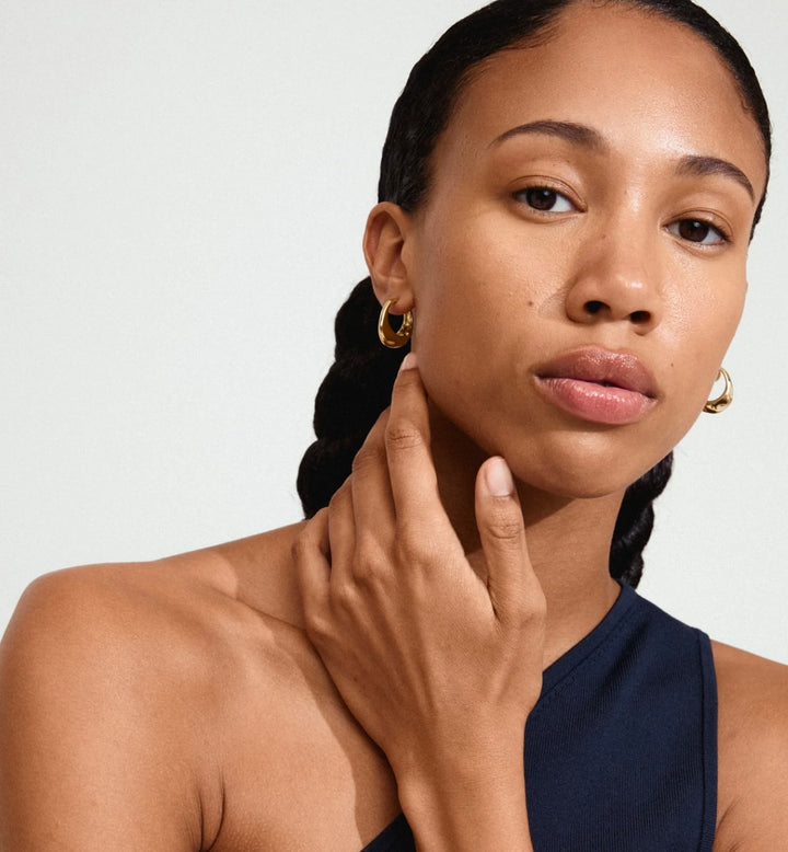 DUNE GOLD PLATED EARRINGS