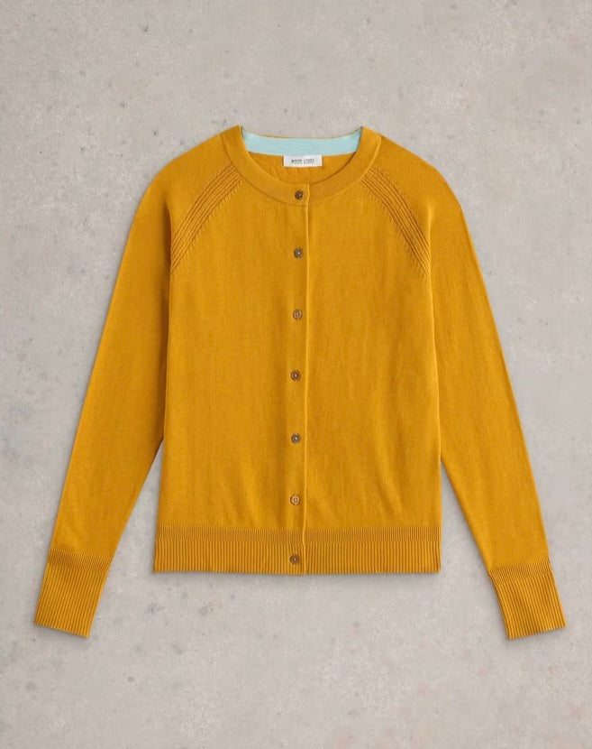 MID YELLOW LULU CARDIGAN