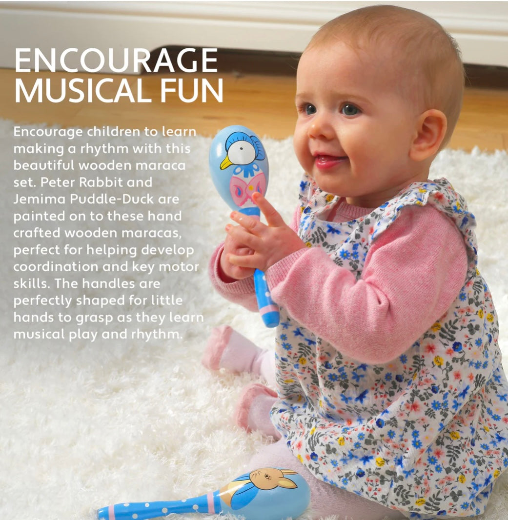 PETER RABBIT™ MARACA SET (FSC®)